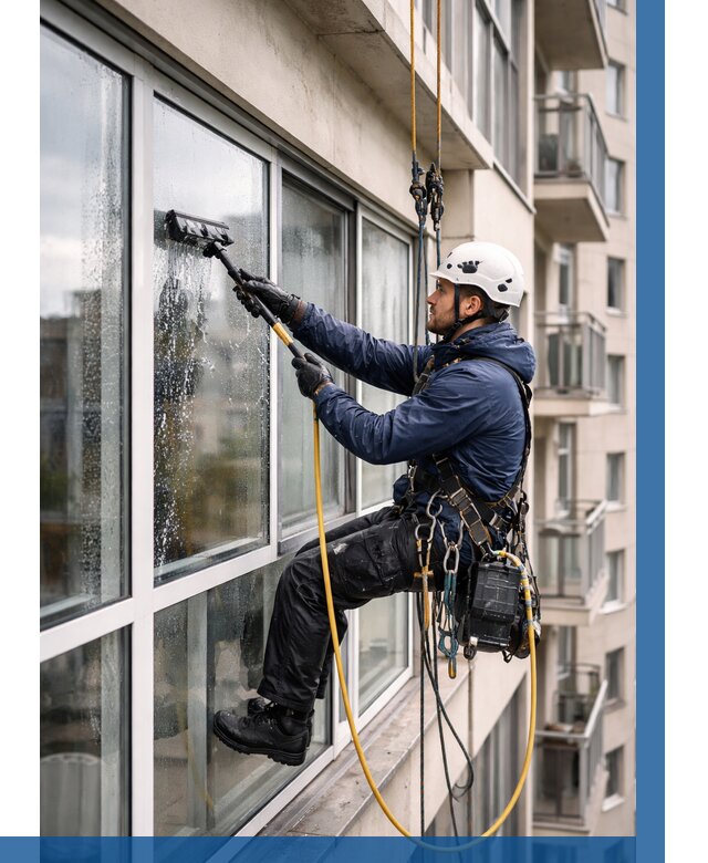 Мойка балконного остекления в Йошкаре-Ола от 3579 р. | ВЫСОТНИК-Шкр