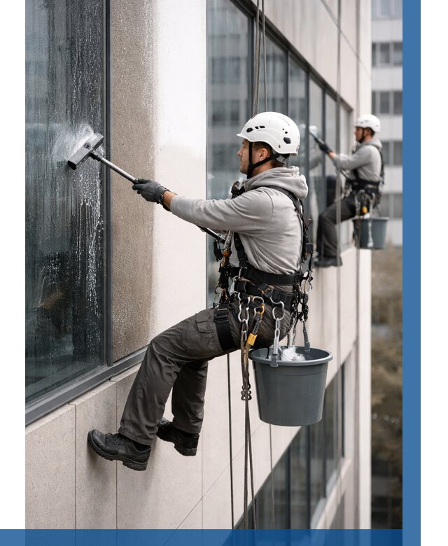 Мойка фасадов зданий в Йошкаре-Ола под ключ от 358 р. | ВЫСОТНИК-Шкр