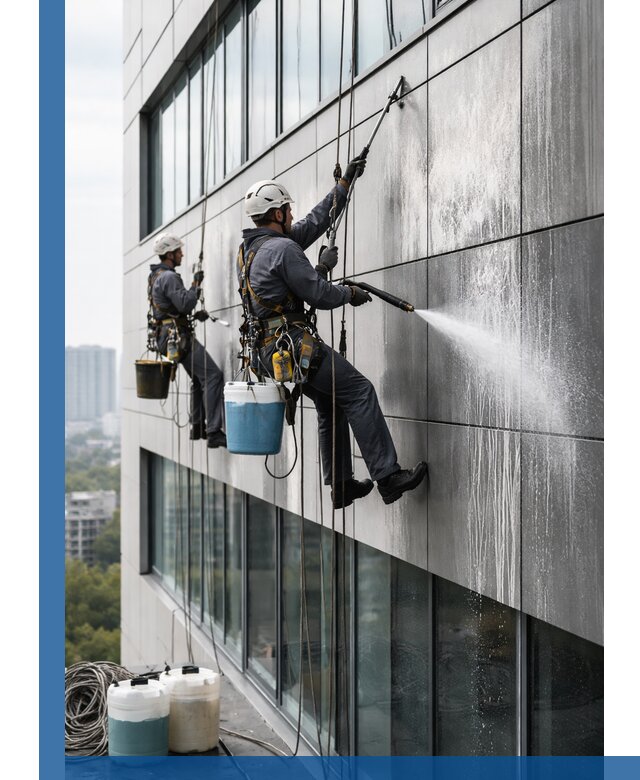 Профессиональная мойка вентилируемых фасадов в Йошкаре-Ола