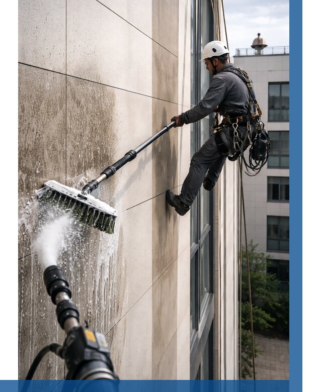 Мойка фасада из керамогранита в Йошкаре-Ола от 307 р. | ВЫСОТНИК-Шкр