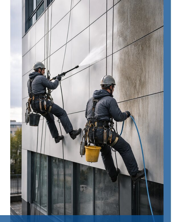 Мойка фасада из композита в Йошкаре-Ола по цене от 307 р. | ВЫСОТНИК-Шкр