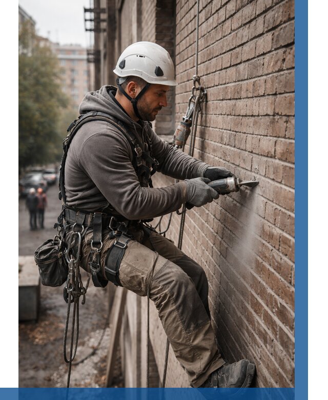 Расшивка кирпичных швов в Йошкаре-Ола от 614 р. | ВЫСОТНИК-Шкр