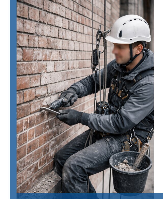 Расшивка кирпичных швов фасадов и стен, ремонт в Йошкаре-Ола