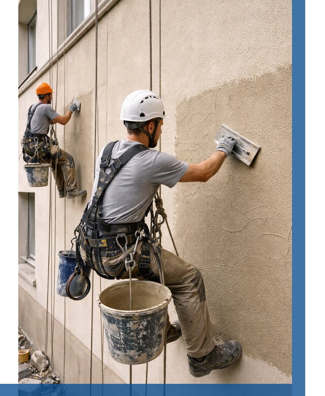 Декоративная штукатурка фасада в Йошкаре-Ола от 1227 р. | ВЫСОТНИК-Шкр