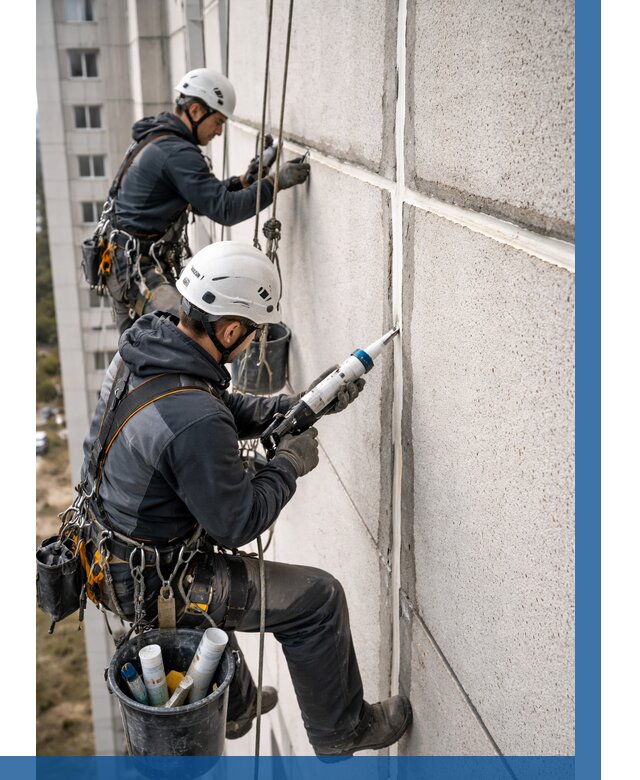 Герметизация межпанельных швов в Йошкаре-Ола от 716 р. | ВЫСОТНИК-Шкр