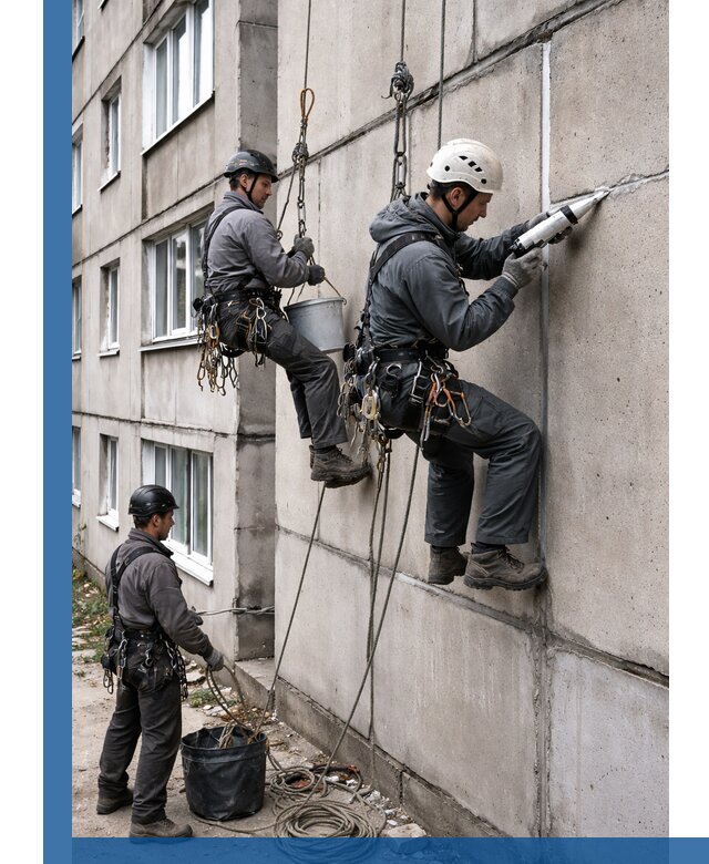Герметизация межпанельных швов в Йошкаре-Ола с гарантией герметичности