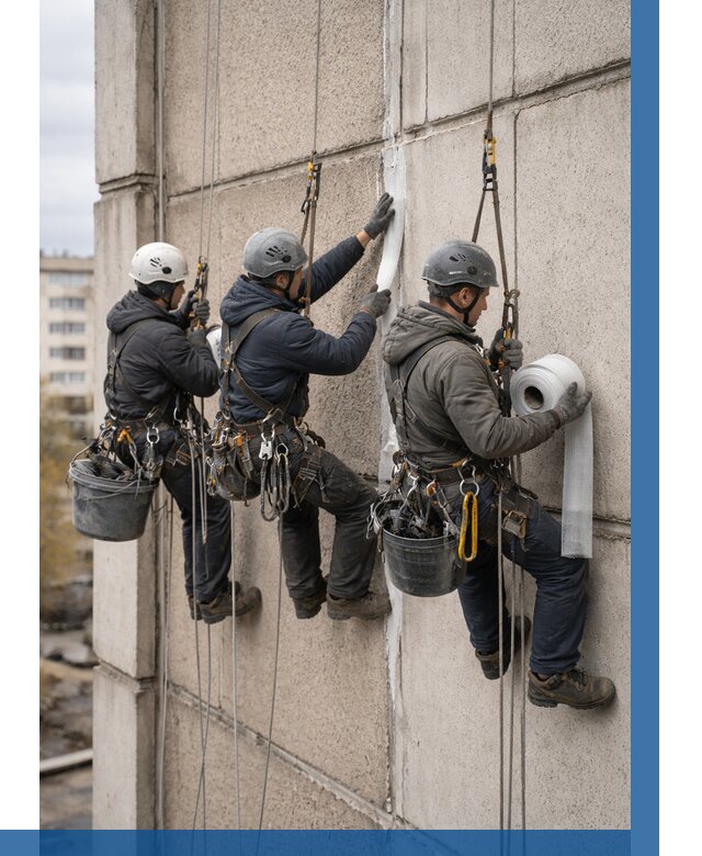 Ремонт межпанельных швов в Йошкаре-Ола от 767 р. | ВЫСОТНИК-Шкр