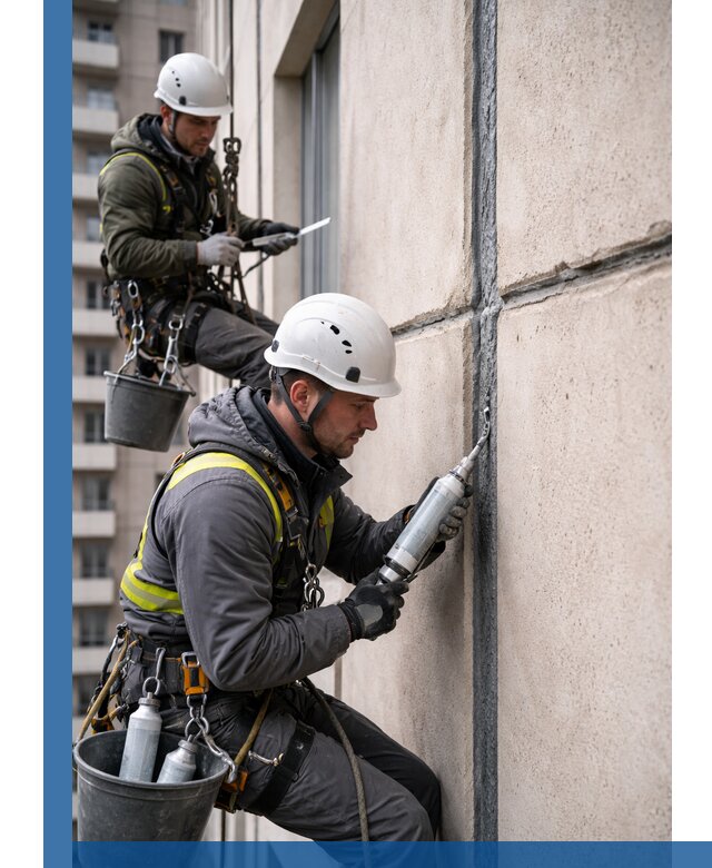 Герметизация деформационных швов фасада в Йошкаре-Ола качественно