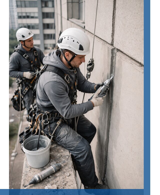 Ремонт деформационных швов здания в Йошкаре-Ола от 1023 р. | ВЫСОТНИК-Шкр