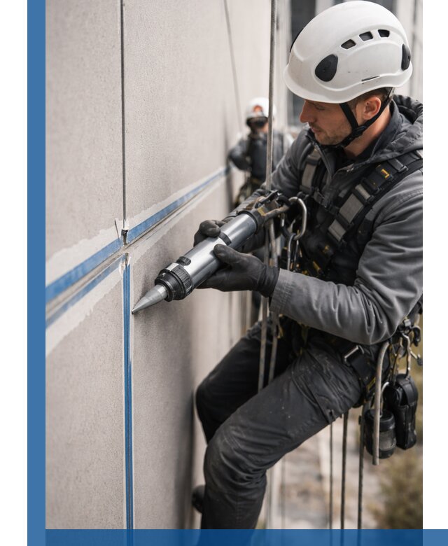 Герметизация стыков фасадных панелей в Йошкаре-Ола качественно и быстро