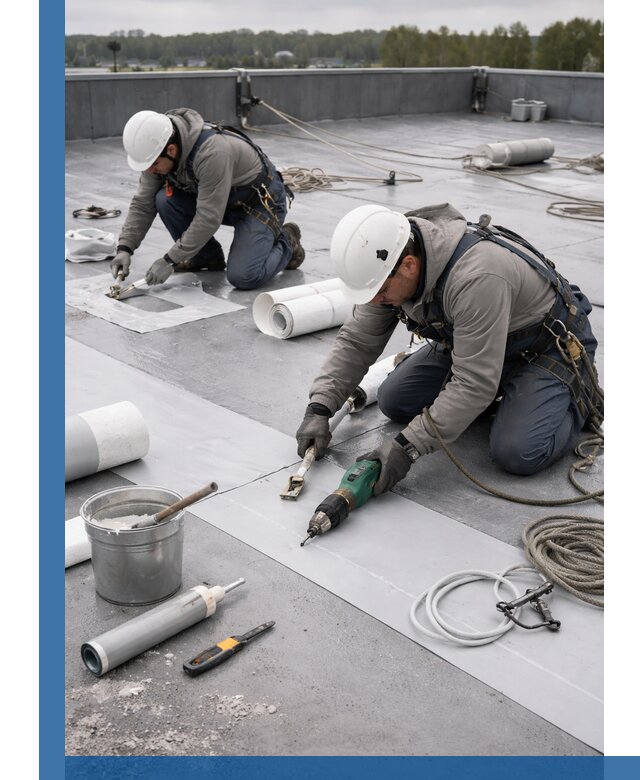 Ремонт мембранной кровли в Йошкаре-Ола качественно и с гарантией