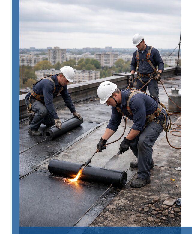 Ремонт наплавляемой кровли в Йошкаре-Ола качественно и надежно