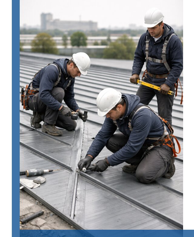 Ремонт фальцевой кровли в Йошкаре-Ола срочно и качественно