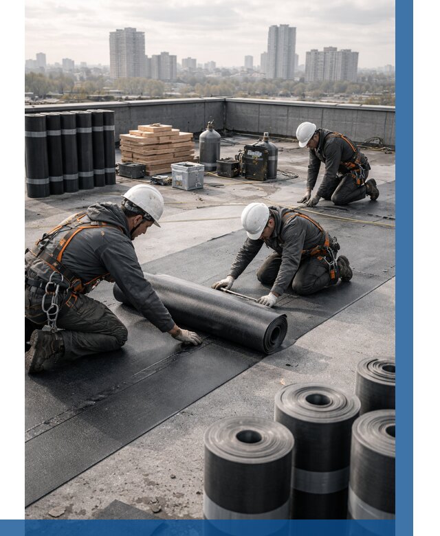 Монтаж мягкой кровли под ключ в Йошкаре-Ола от 460 р. | ВЫСОТНИК-Шкр