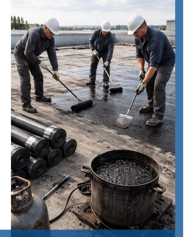 Гидроизоляция кровли мастикой в Йошкаре-Ола от 614 р. | ВЫСОТНИК-Шкр