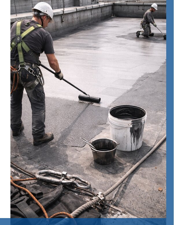 Гидроизоляция кровли жидкой резиной в Йошкаре-Ола от 511 р. | ВЫСОТНИК-Шкр