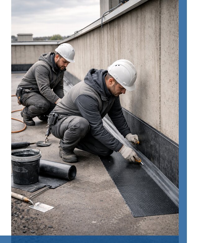 Гидроизоляция примыканий на кровле в Йошкаре-Ола от 920 р. | ВЫСОТНИК-Шкр