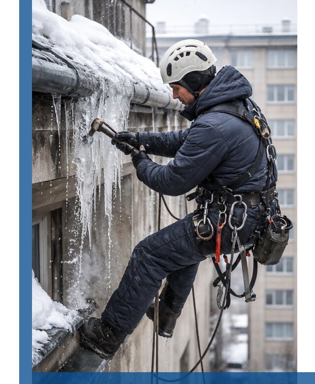 Удаление наледи и чистка водостоков в Йошкаре-Ола оперативно и безопасно