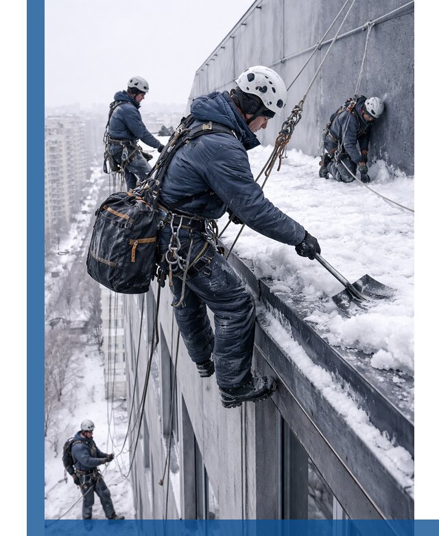 Абонентское обслуживание кровли зимой в Йошкаре-Ола регулярный уход