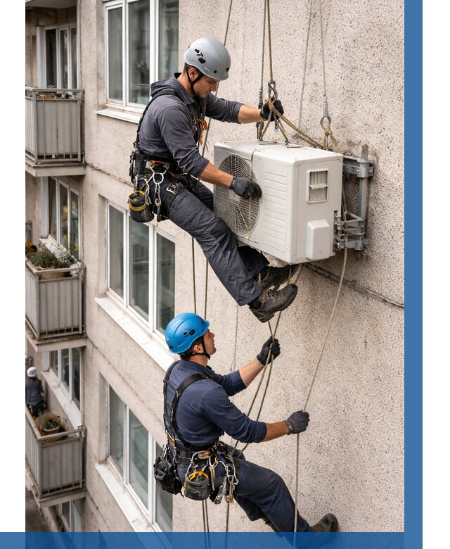 Перенос внешнего блока кондиционера в Йошкаре-Ола от 9203 р.| ВЫСОТНИК-Шкр