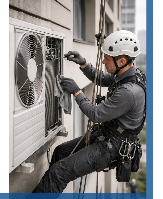 Обслуживание внешнего блока кондиционера в Йошкаре-Ола от 2761 р.ВЫСОТНИК-Шкр