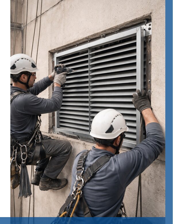 Монтаж вентиляционных решеток в Йошкаре-Ола от 4602 р. | ВЫСОТНИК-Шкр