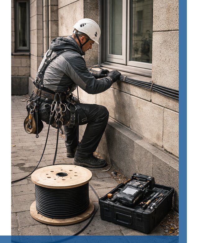 Прокладка оптоволоконного кабеля в Йошкаре-Ола от 818 р. | ВЫСОТНИК-Шкр