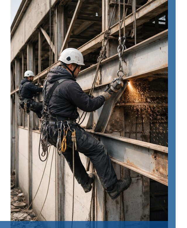 Демонтаж металлоконструкций на высоте в Йошкаре-Ола от 6647р. |ВЫСОТНИК-Шкр