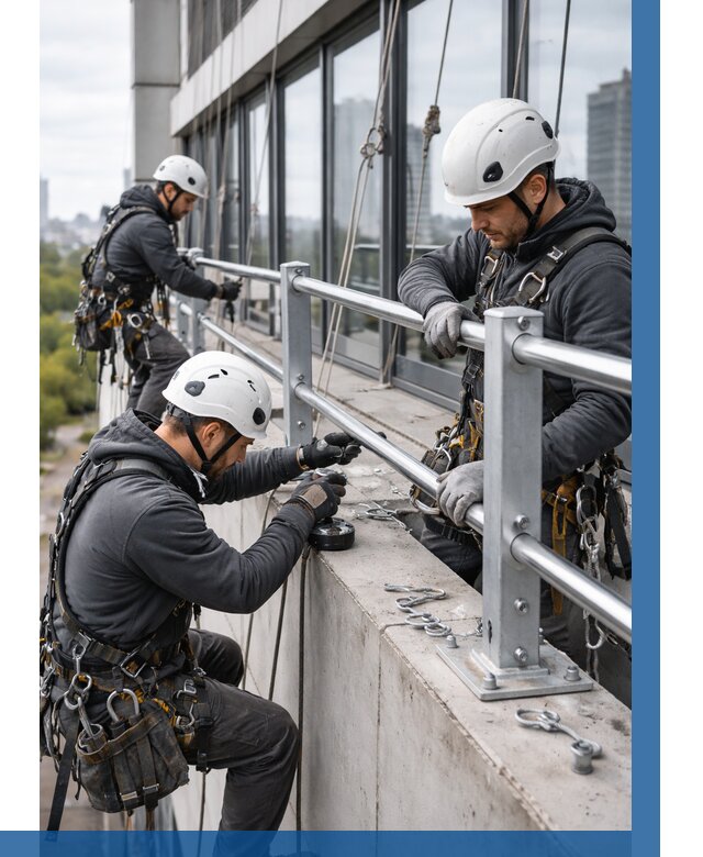 Монтаж ограждений на высоте в Йошкаре-Ола, от 1227 р. | ВЫСОТНИК-Шкр