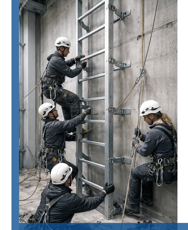 Монтаж металлических лестниц в Йошкаре-Ола под ключ со гарантией