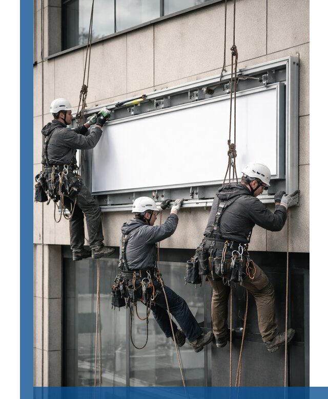 Профессиональный монтаж светового короба под ключ в Йошкаре-Ола