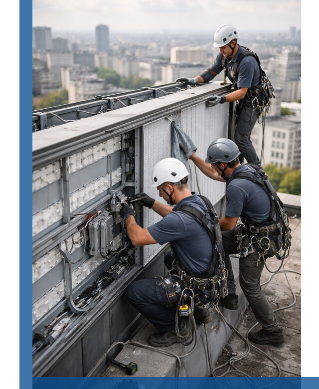 Профессиональное обслуживание крышной рекламы в Йошкаре-Ола под ключ