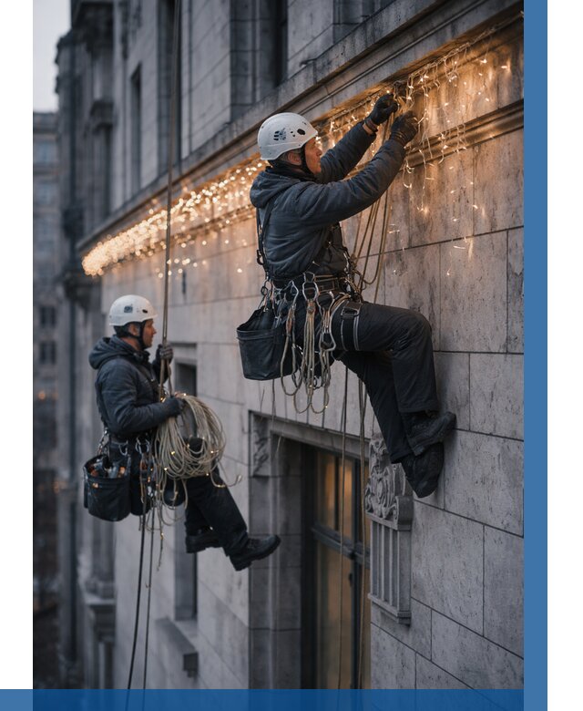 Монтаж новогодней иллюминации в Йошкаре-Ола от 8692 р. | ВЫСОТНИК-Шкр