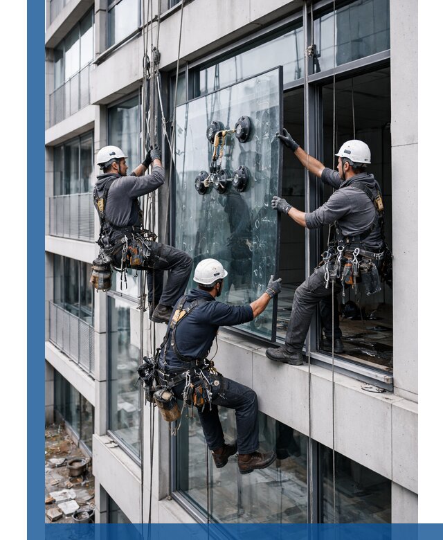 Фасадное остекление и монтаж витражей зданий в Йошкаре-Ола под ключ