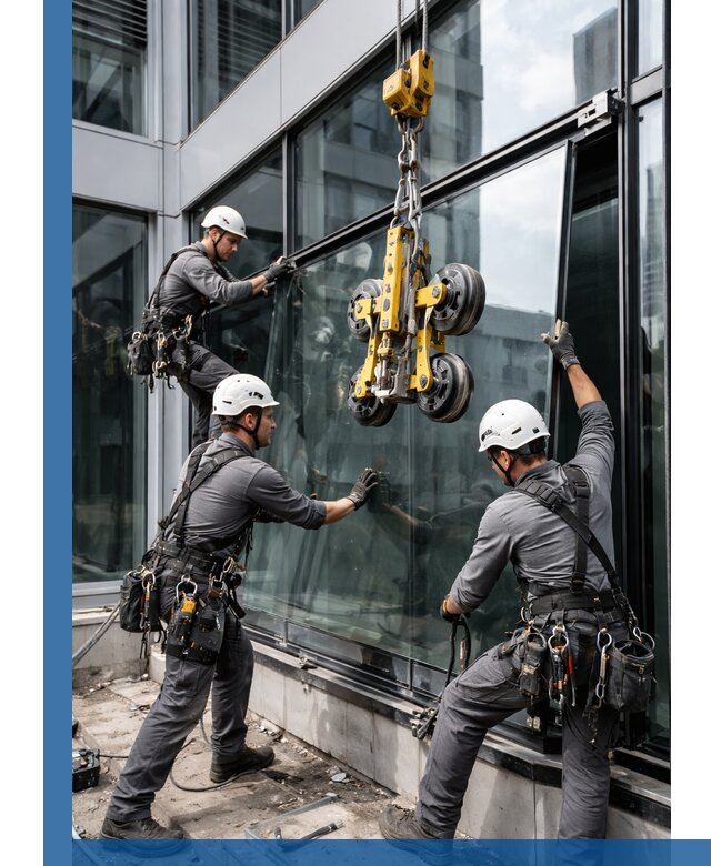 Структурное остекление фасадов в Йошкаре-Ола монтаж и обслуживание