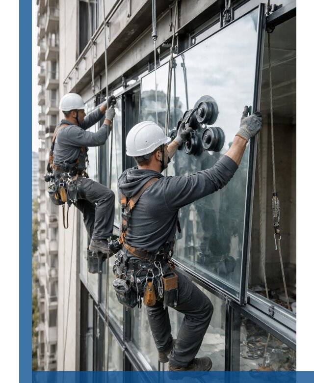 Витражное остекление фасадов и лоджий в Йошкаре-Ола под ключ