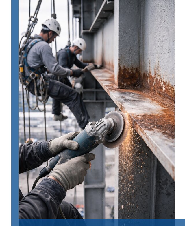 Зачистка металла от ржавчины и подготовка поверхностей в Йошкаре-Ола