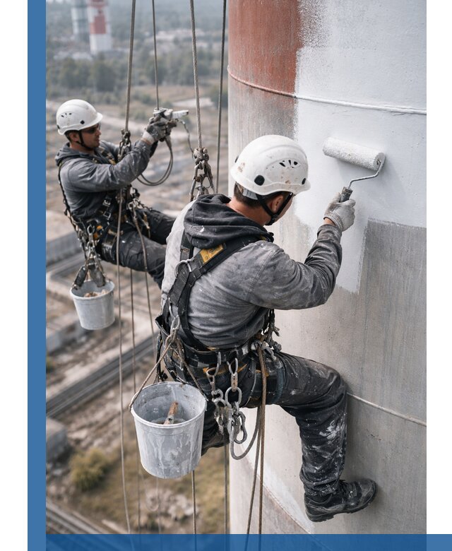 Покраска дымовых труб в Йошкаре-Ола: антикоррозийная защита и восстановление