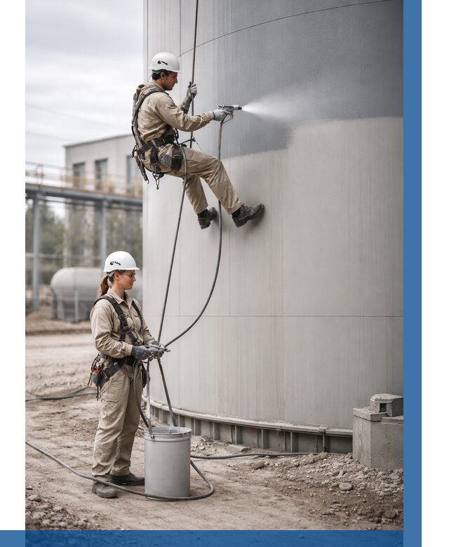 Покраска резервуаров в Йошкаре-Ола от 1227 р. | ВЫСОТНИК-Шкр — заказать