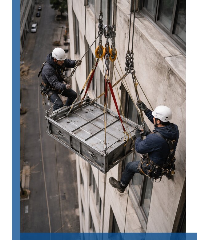 Спуск и подъем грузов по фасаду в Йошкаре-Ола для зданий