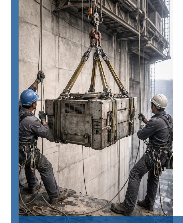 Такелажные работы на высоте, подъем и монтаж грузов в Йошкаре-Ола