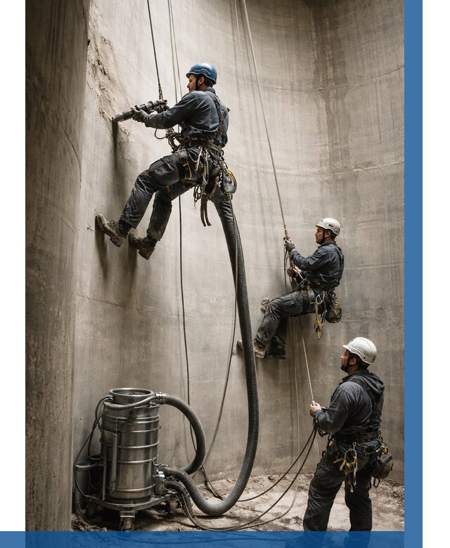 Зачистка силосов в Йошкаре-Ола от 4602 р. Договор и смета ВЫСОТНИК-Шкр