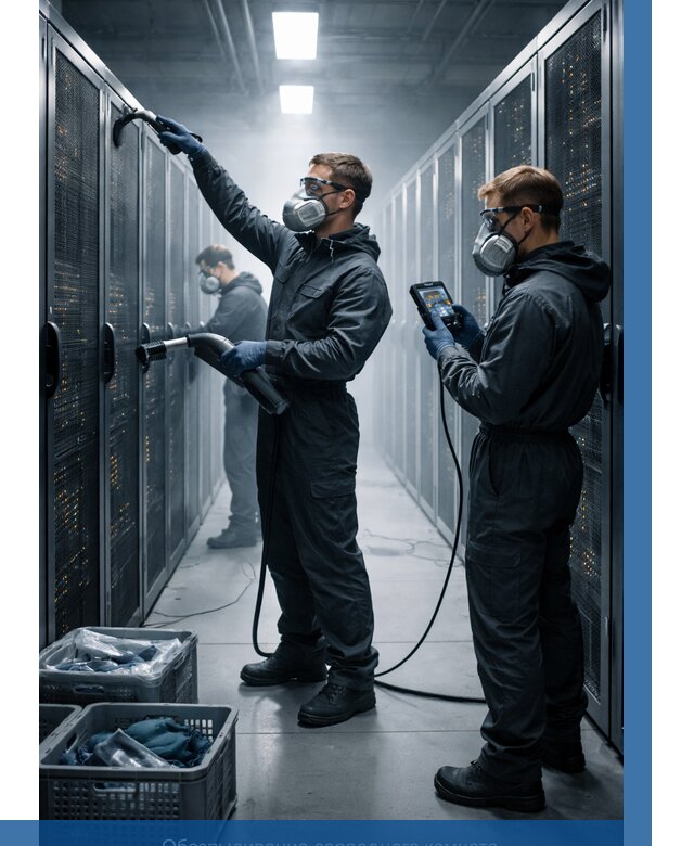 Обеспыливание серверной комнаты в Йошкаре-Ола от 4602 р. | ВЫСОТНИК-Шкр