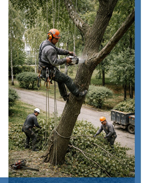 Кронирование деревьев в Йошкаре-Ола от 6647 р. | ВЫСОТНИК-Шкр