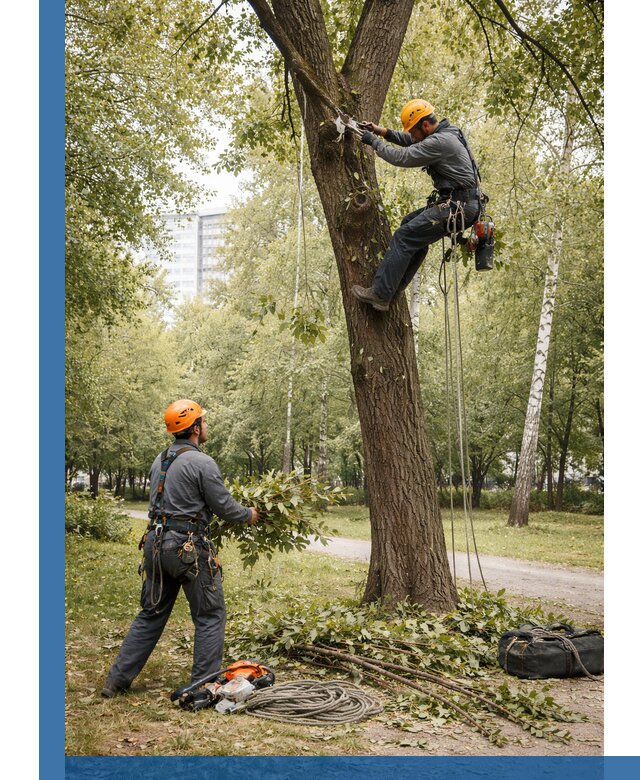 Санитарная обрезка деревьев в Йошкаре-Ола, профессионально и безопасно
