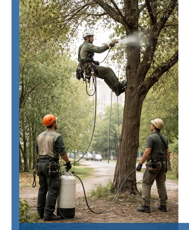 Обработка деревьев от вредителей в Йошкаре-Ола профессиональная защита