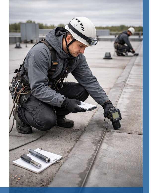 Обследование кровли на протечки в Йошкаре-Ола от 4602 р. | ВЫСОТНИК-Шкр