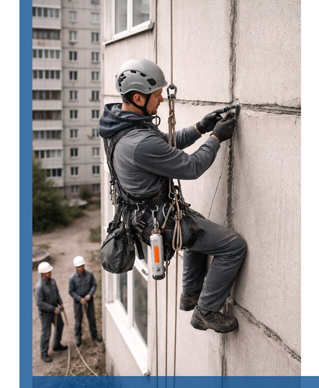 Обследование межпанельных швов и герметизация в Йошкаре-Ола