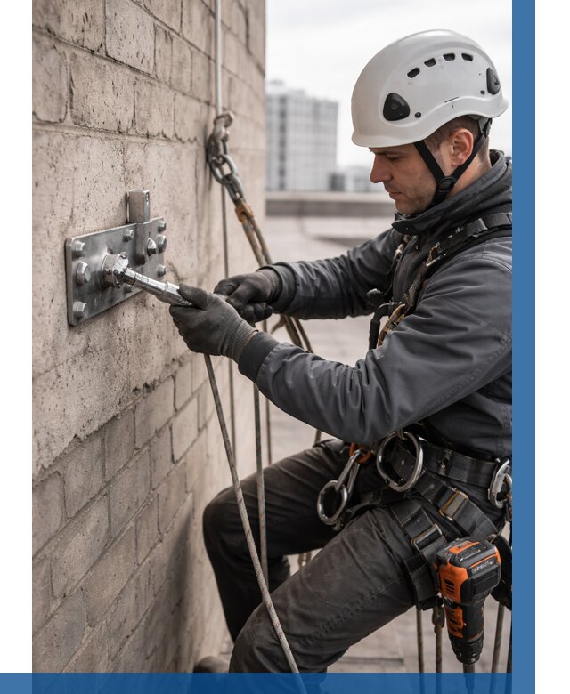 Установка анкерных точек в Йошкаре-Ола от 3579 р. | ВЫСОТНИК-Шкр